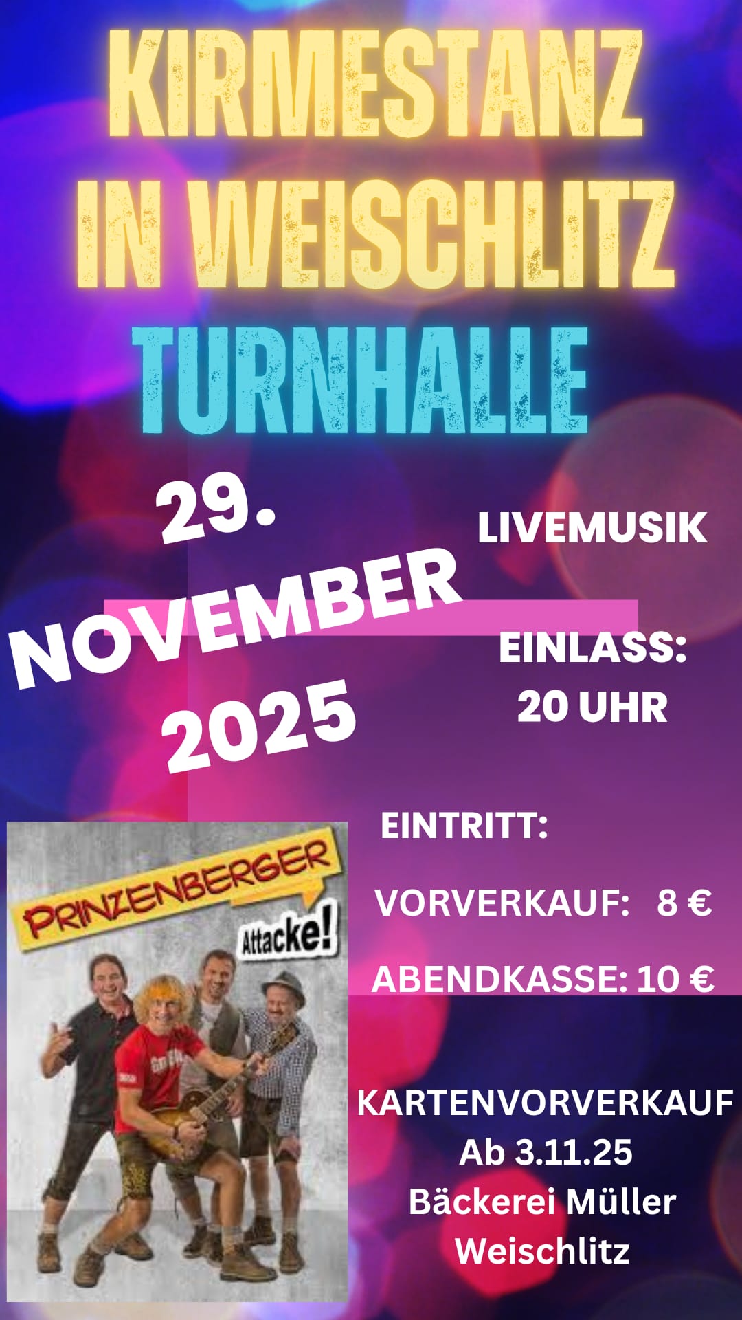 Kirmestanz - Event in der Turnhalle Weischlitz